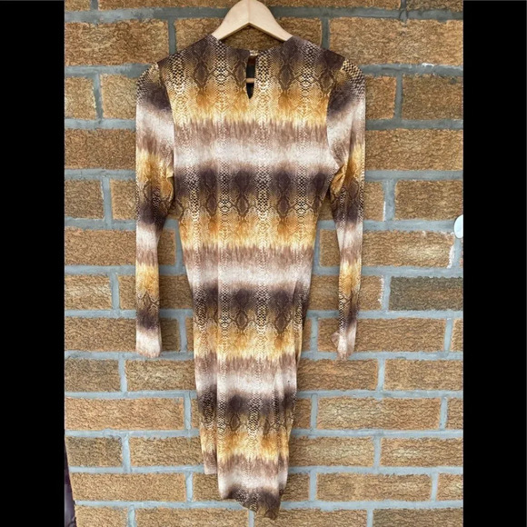 Torn by Ronny Kobo snakeskin dress medium - Picture 6 of 8